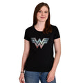 Image produit Wonder Woman - 1984 Logo T-Shirt Femme Noir