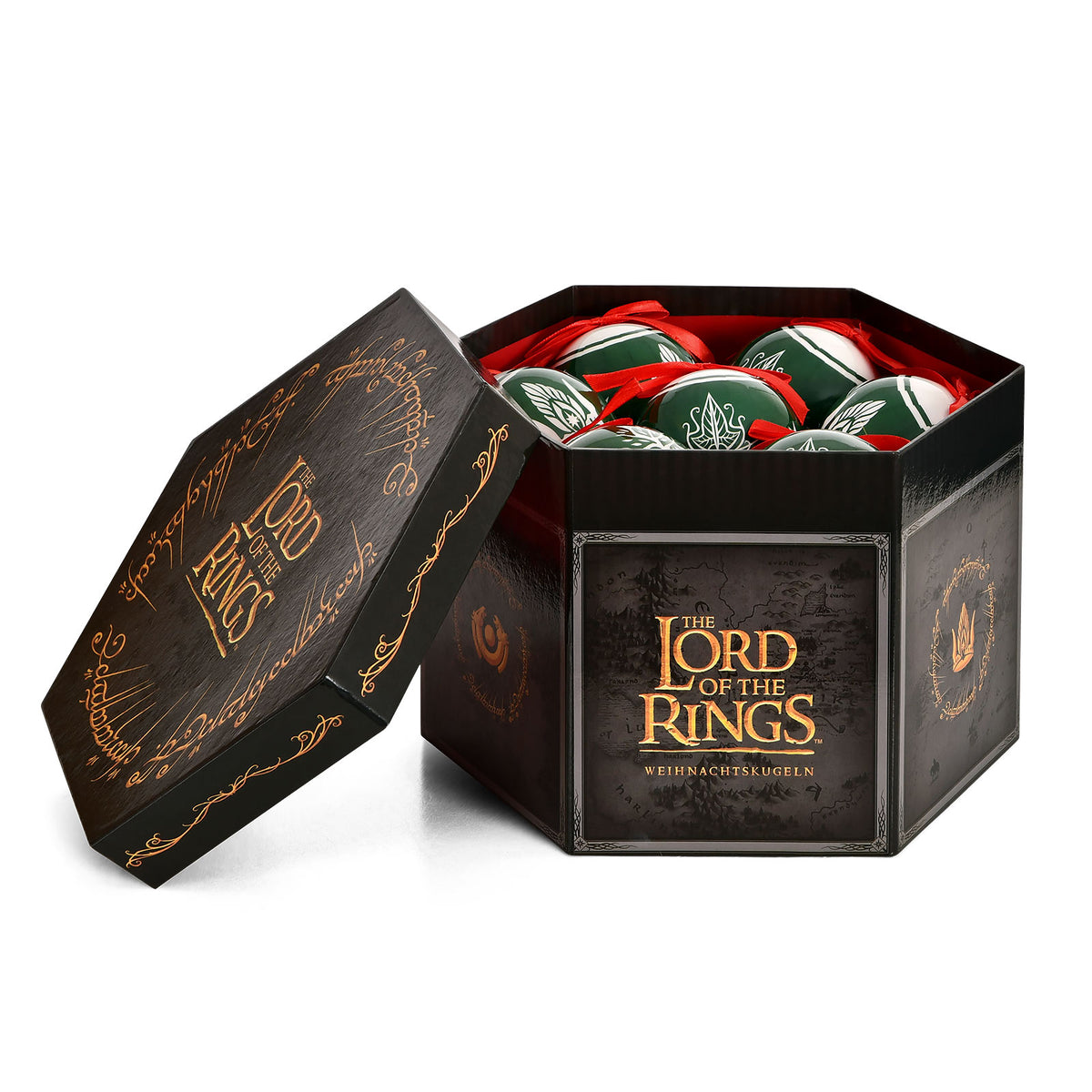 Image produit Le Seigneur des Anneaux - Boules de Noël Terre du Milieu 14pcs