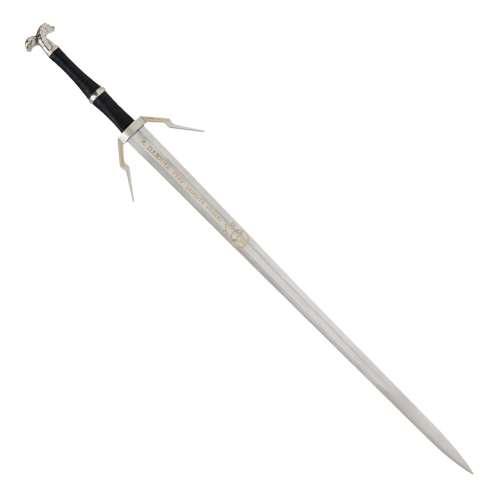 Image produit Réplique de l'épée d'argent de Geralt de Riv avec fourreau pour les fans de Witcher