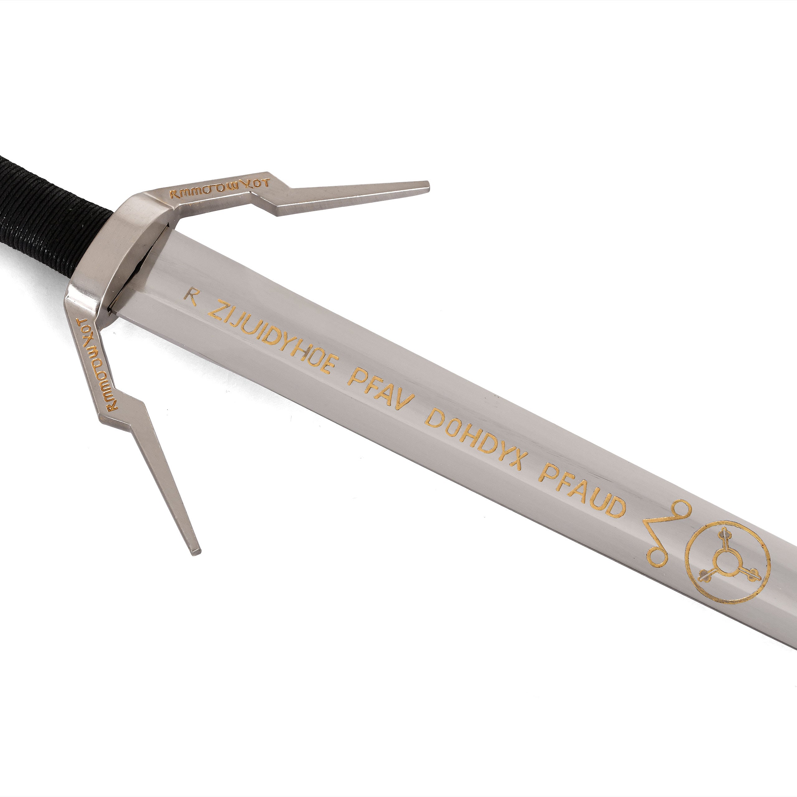 Image produit Réplique de l'épée d'argent de Geralt de Riv avec fourreau pour les fans de Witcher