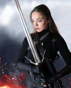 Image produit Réplique de l'épée d'argent de Geralt de Riv avec fourreau pour les fans de Witcher