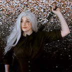 Image produit Réplique de l'épée d'argent de Geralt de Riv avec fourreau pour les fans de Witcher