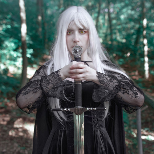 Image produit Réplique de l'épée à deux mains de Geralt de Rivia avec fourreau pour les fans de Witcher