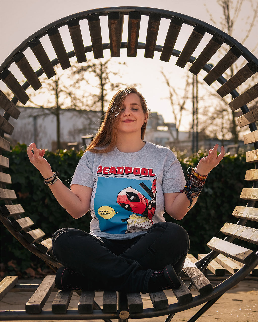 Image produit Deadpool - Ici pour les commentaires T-Shirt gris