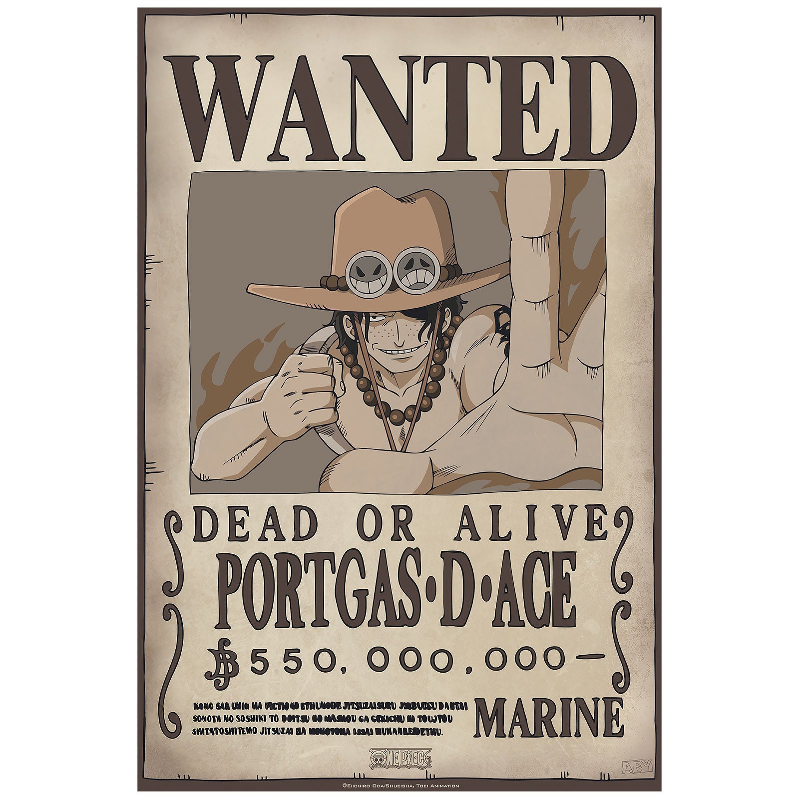 Image produit One Piece - Wanted Luffy & Ace Affiche Set de 2 pièces