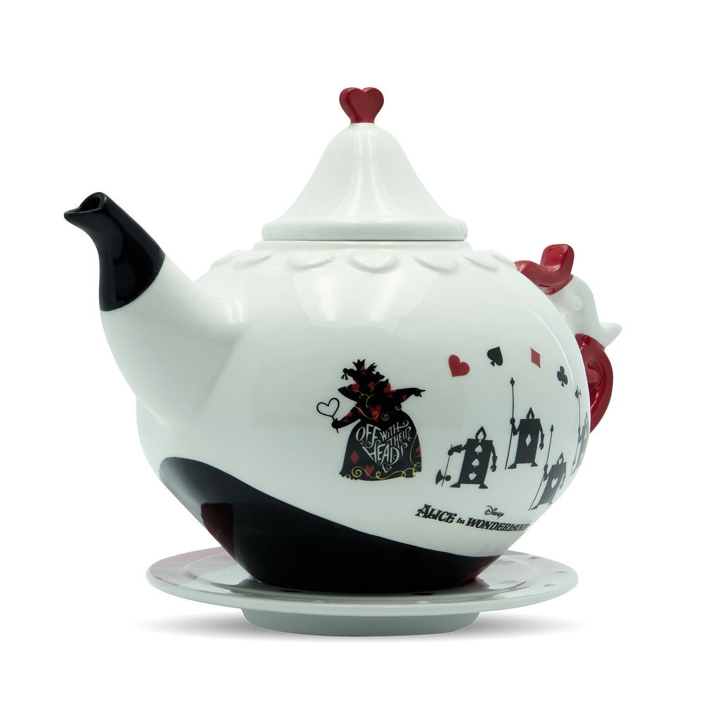 Image produit Alice au Pays des Merveilles - Théière Reine de Cœur avec Soucoupe