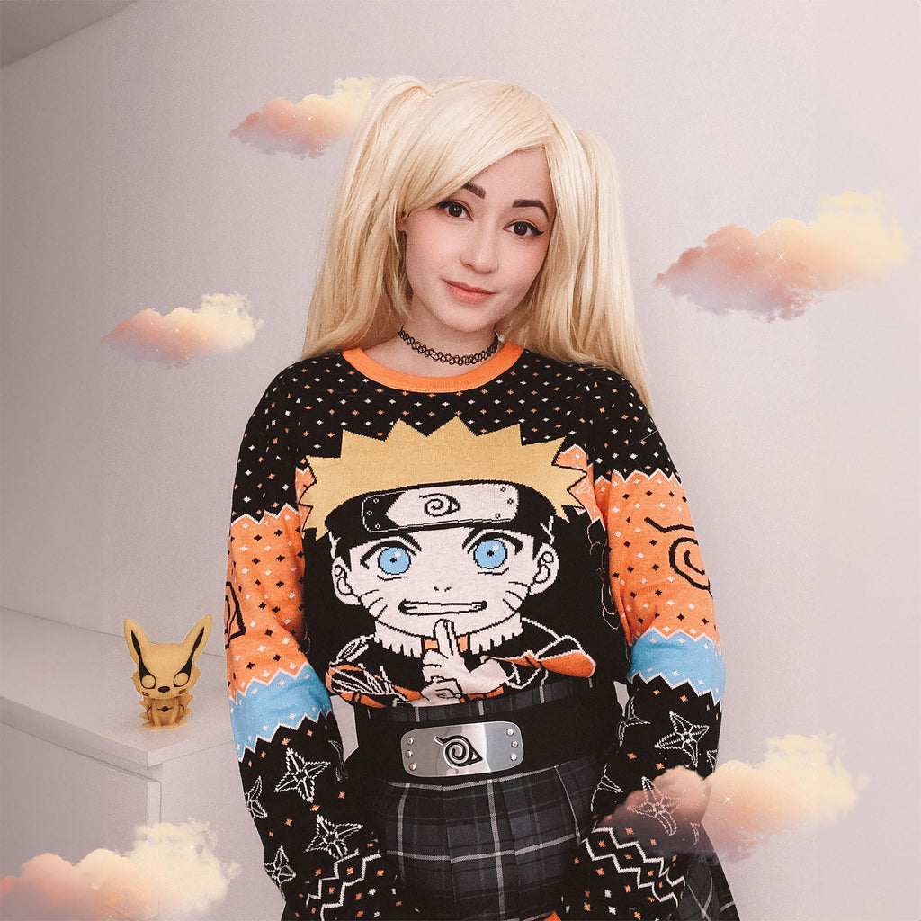 Image produit Pull tricoté Naruto Uzumaki