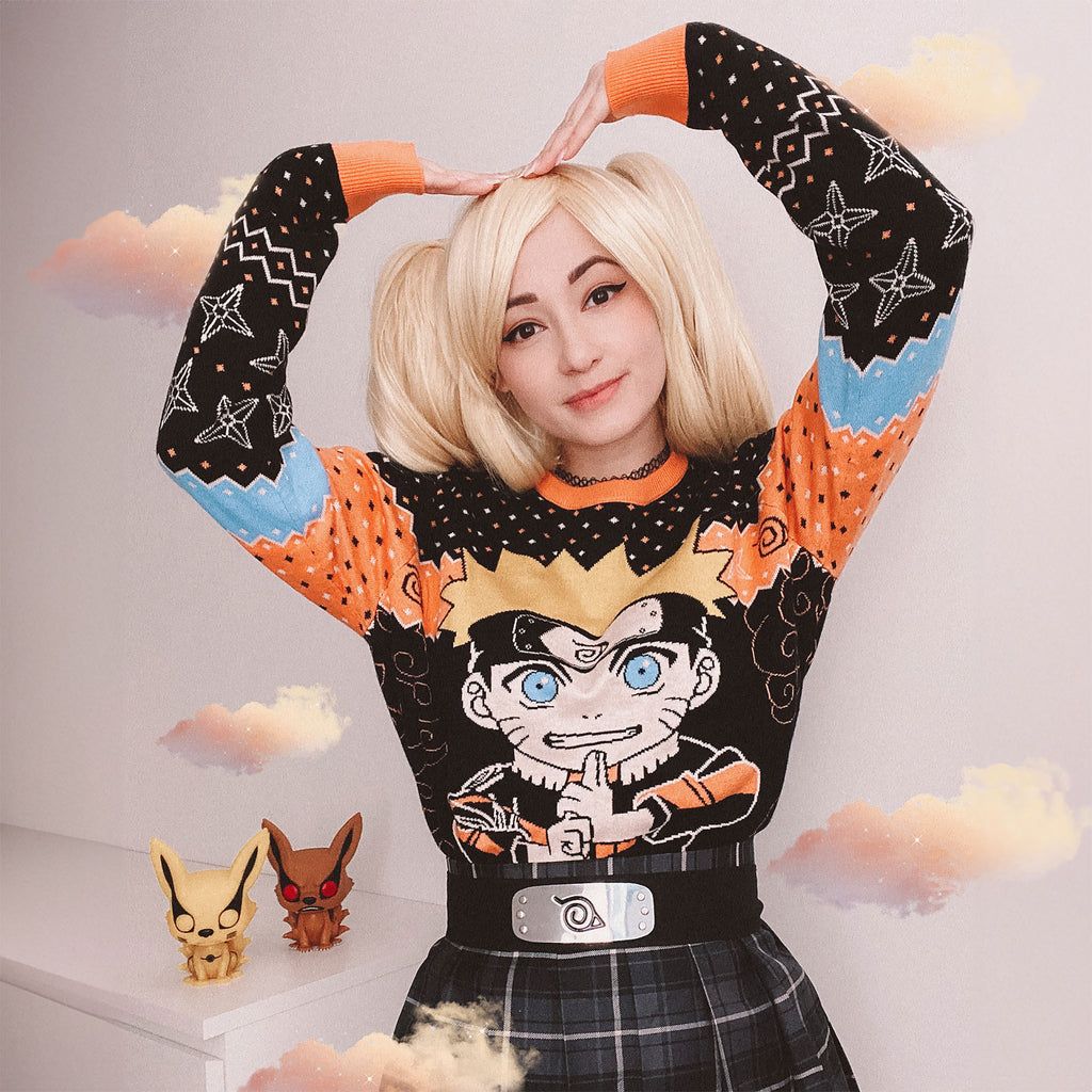 Image produit Pull tricoté Naruto Uzumaki