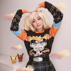 Image produit Pull tricoté Naruto Uzumaki