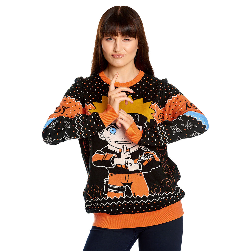 Image produit Pull tricoté Naruto Uzumaki