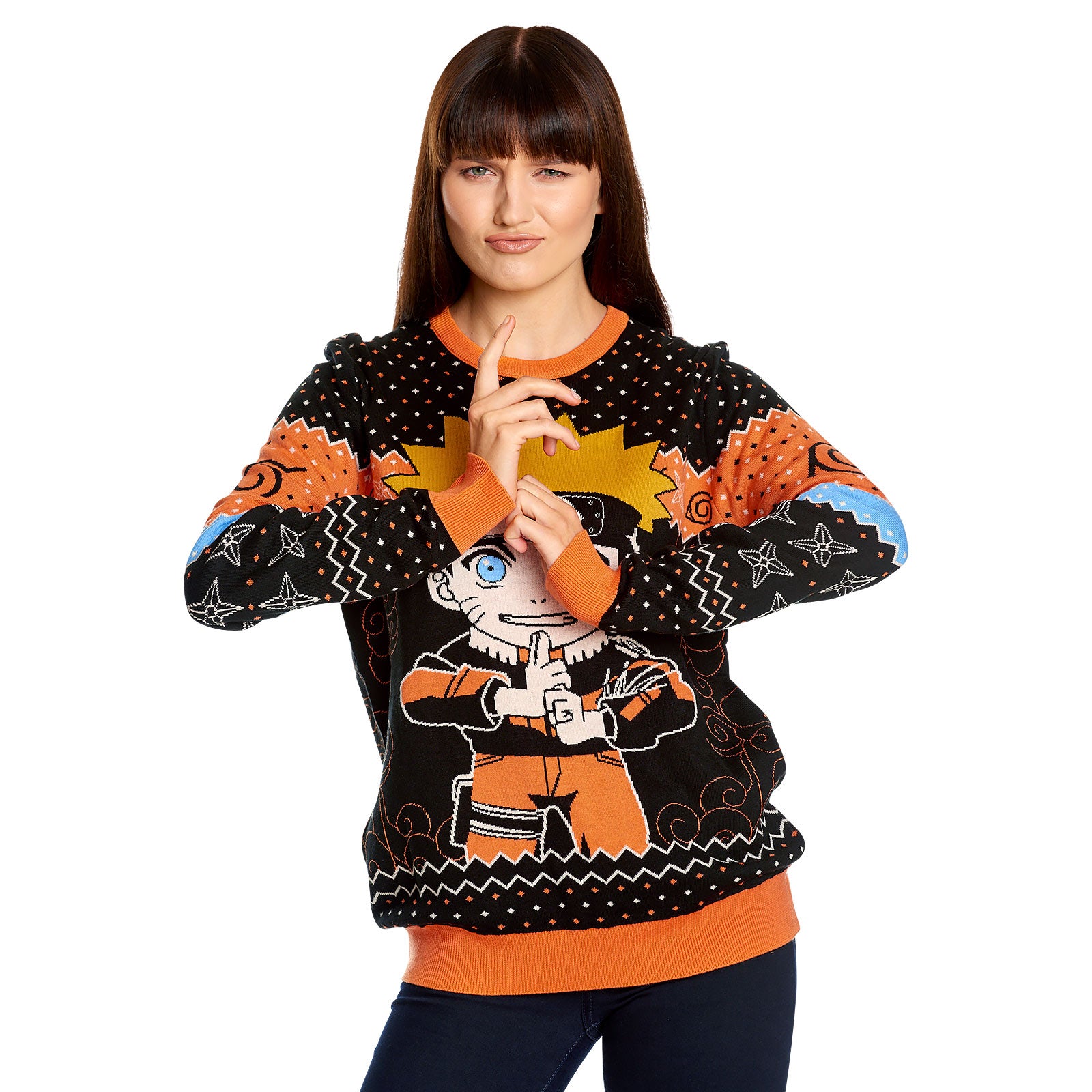Image produit Pull tricoté Naruto Uzumaki