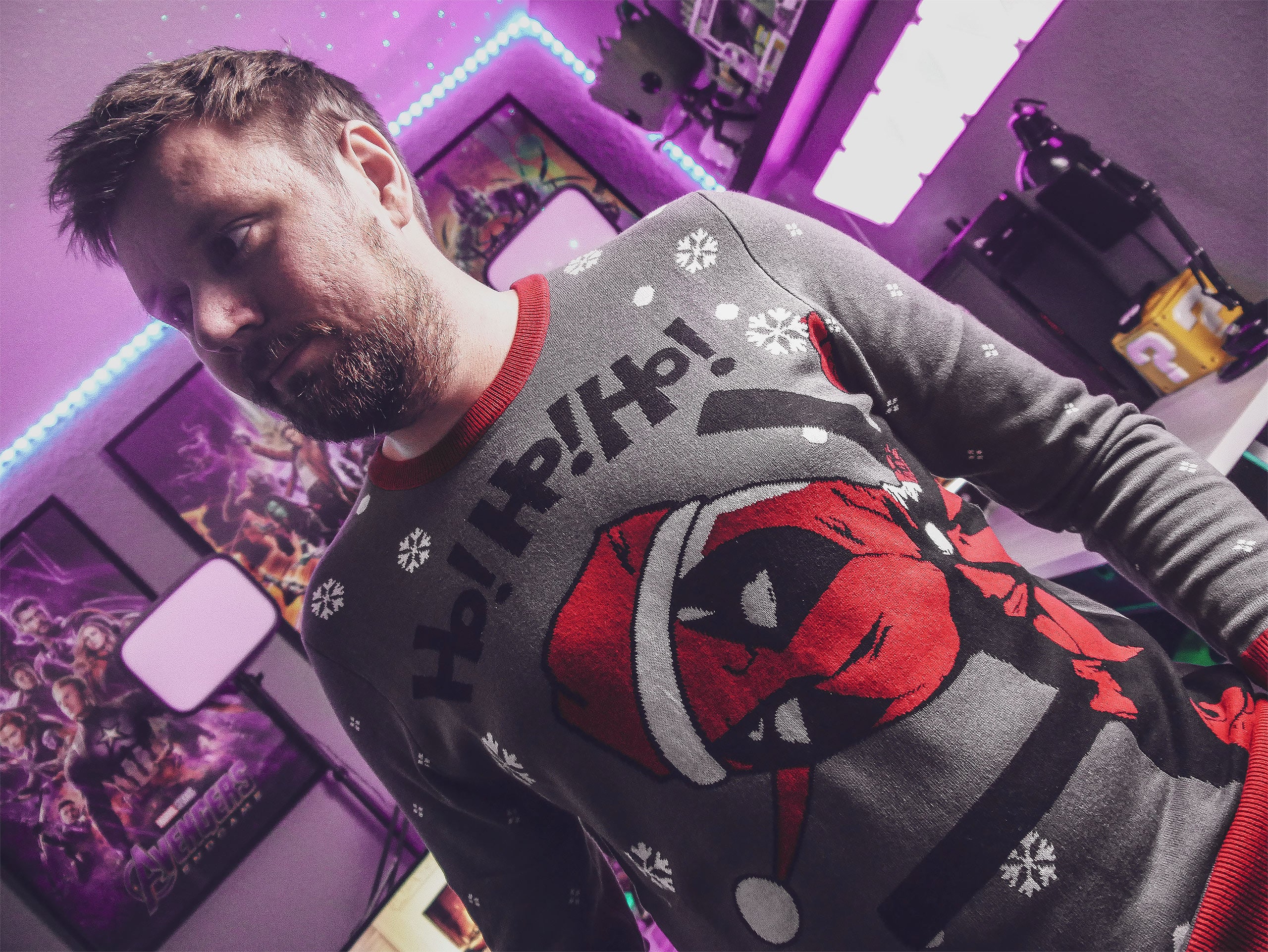 Image produit Deadpool - Ho ! Ho ! Ho ! Pull en tricot