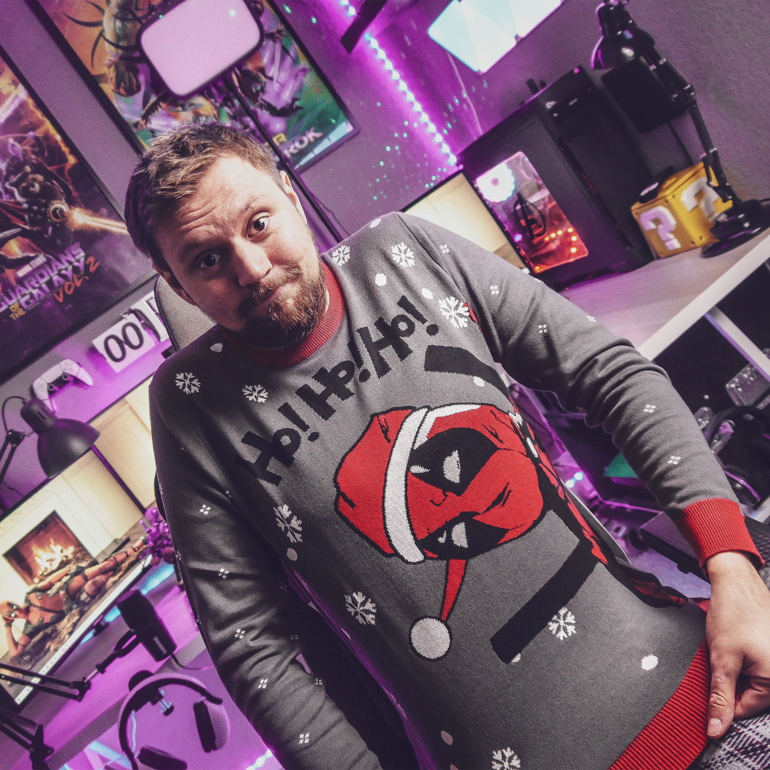 Image produit Deadpool - Ho ! Ho ! Ho ! Pull en tricot