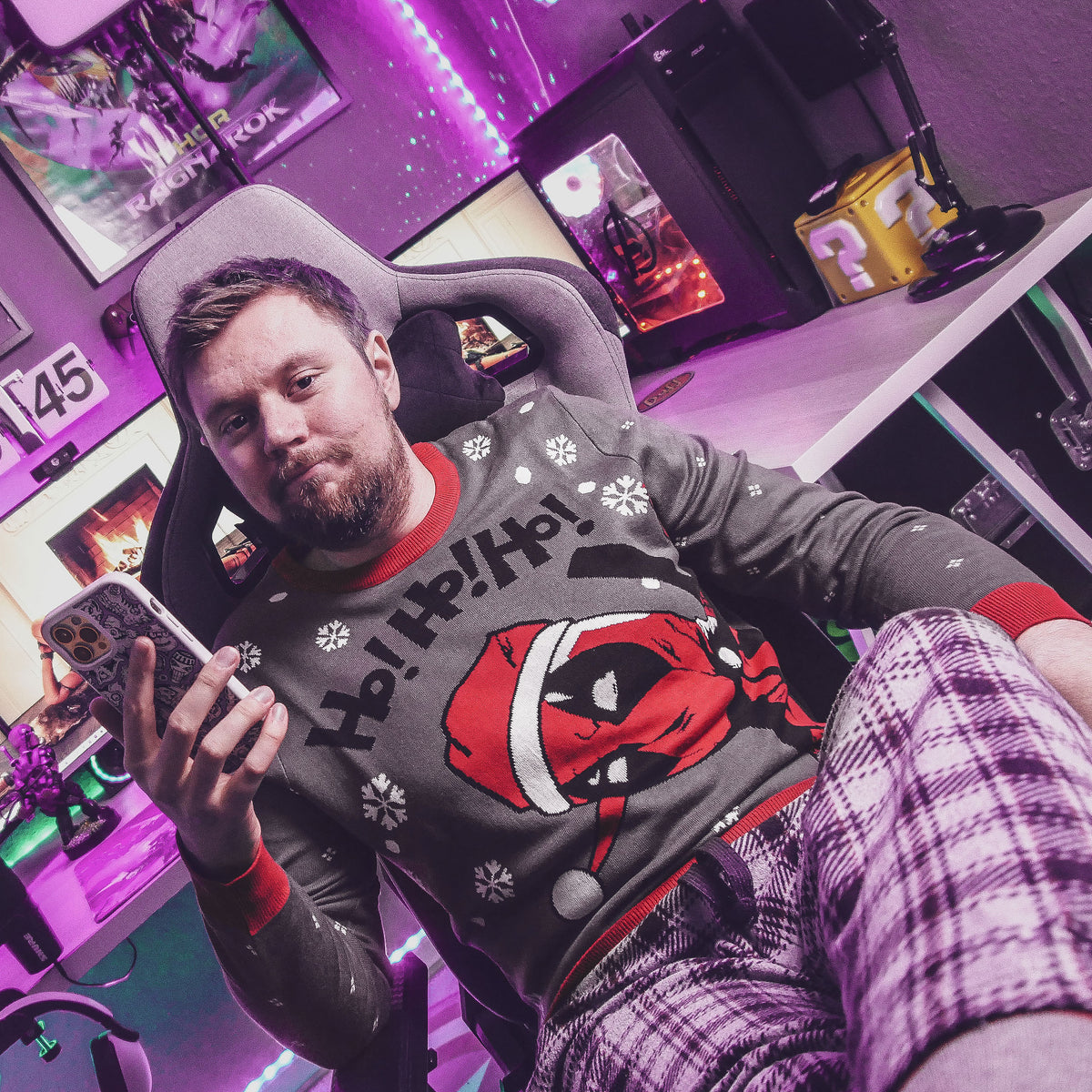 Image produit Deadpool - Ho ! Ho ! Ho ! Pull en tricot