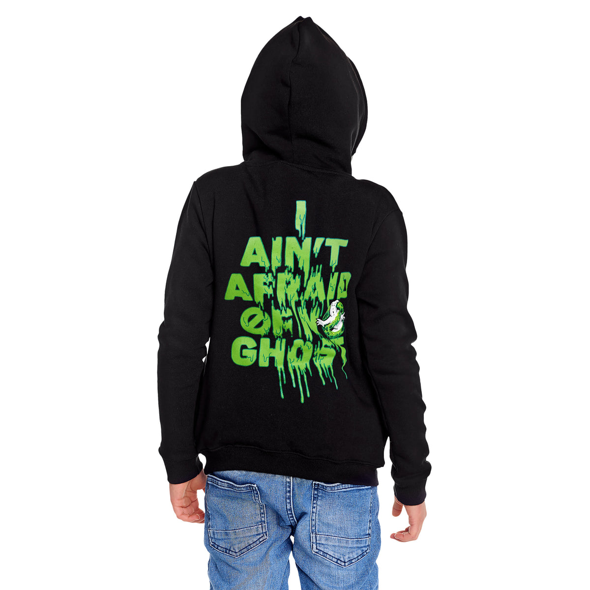 Image produit Ghostbusters - Sweat à capuche pour enfants avec logo Slime noir