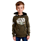 Image produit Sweat à capuche pour enfants Grogu vert - Star Wars The Mandalorian