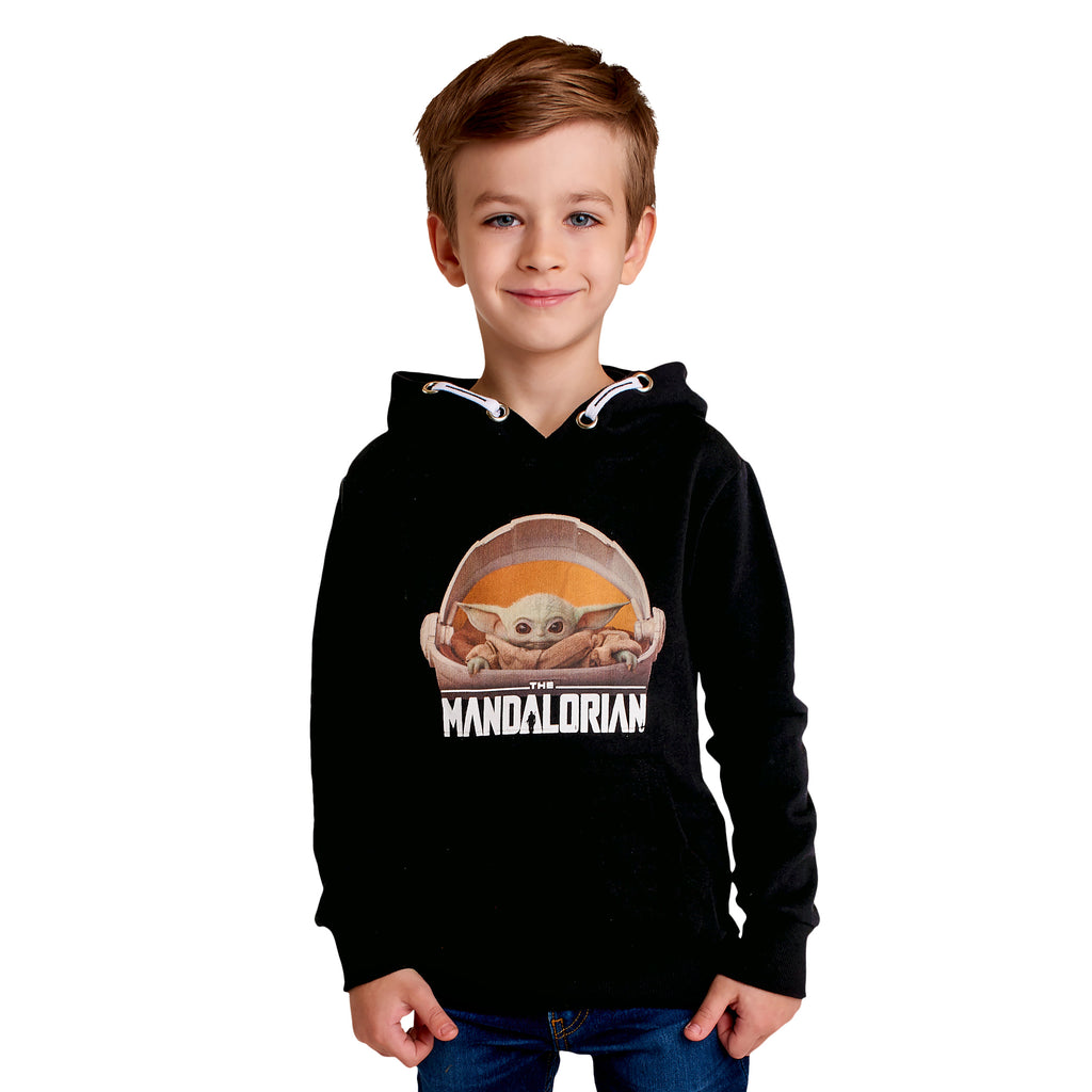 Image produit Le sweat à capuche noir pour enfants The Child - Star Wars The Mandalorian