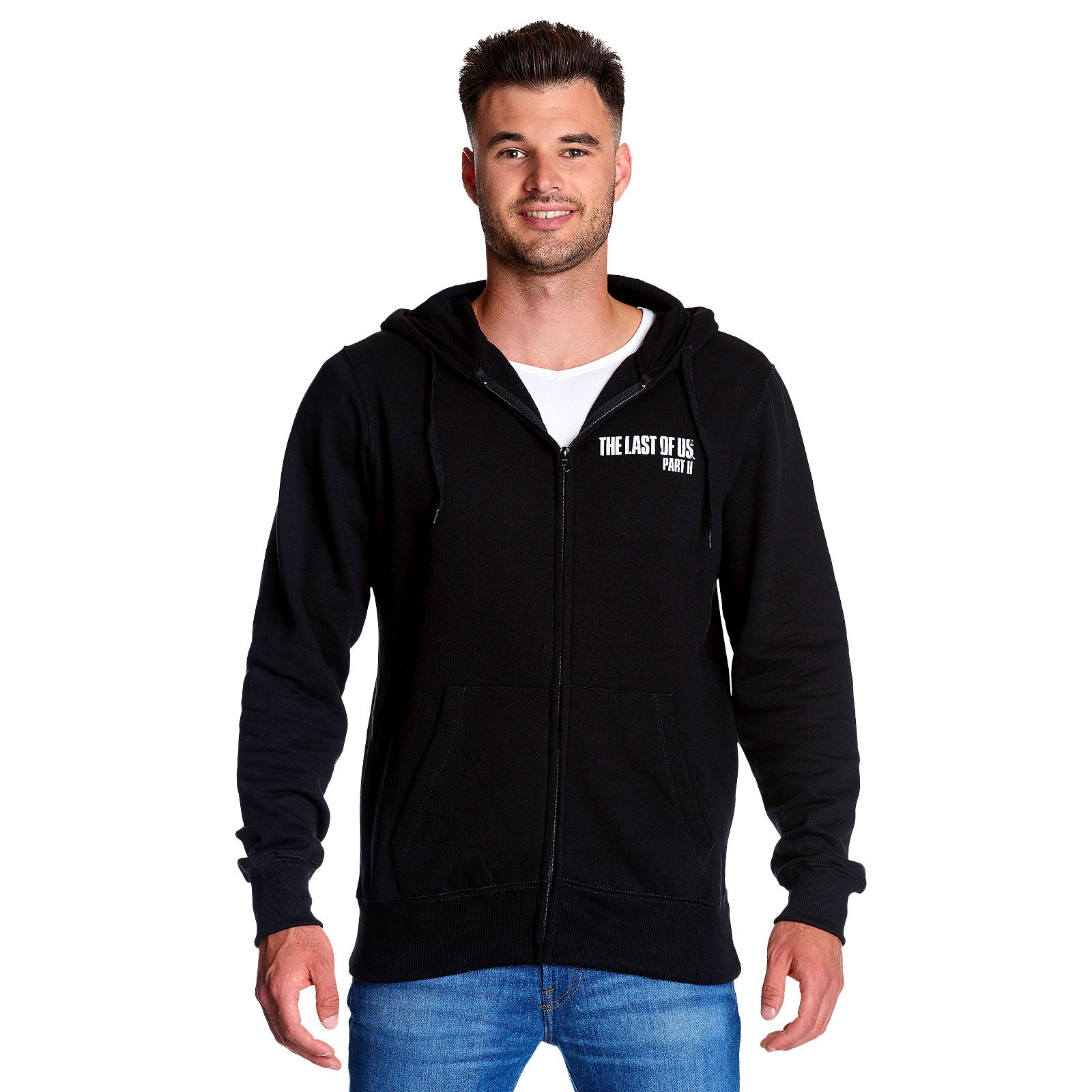 Image produit The Last of Us - Sweat à capuche noir avec logo Fireflies