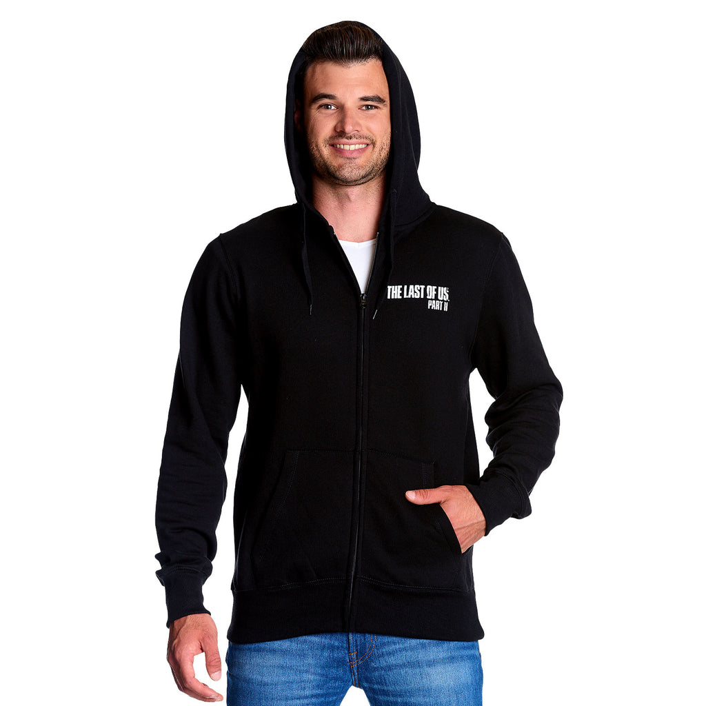 Image produit The Last of Us - Sweat à capuche noir avec logo Fireflies