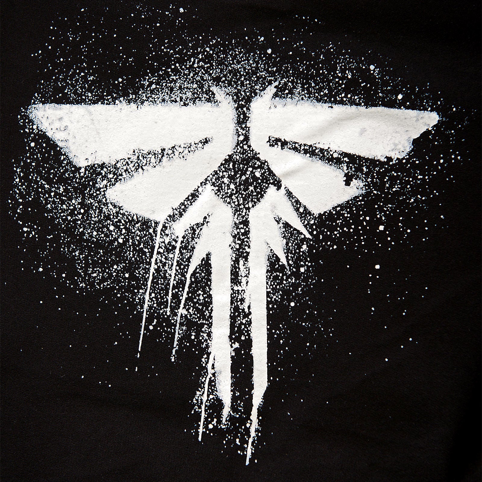 Image produit The Last of Us - Sweat à capuche noir avec logo Fireflies