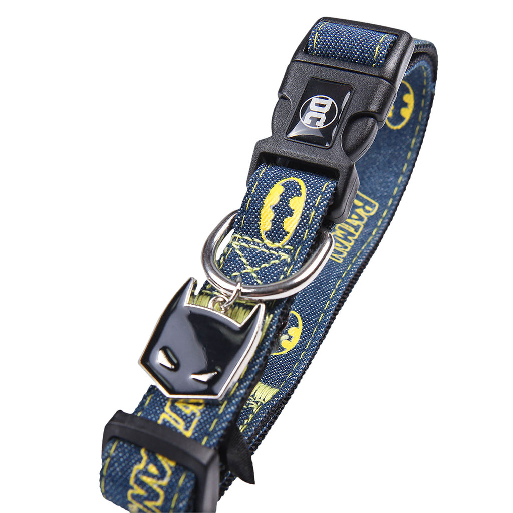 Image produit Collier à cliquet Batman pour chiens bleu