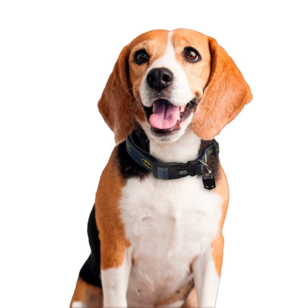 Image produit Collier à cliquet Batman pour chiens bleu