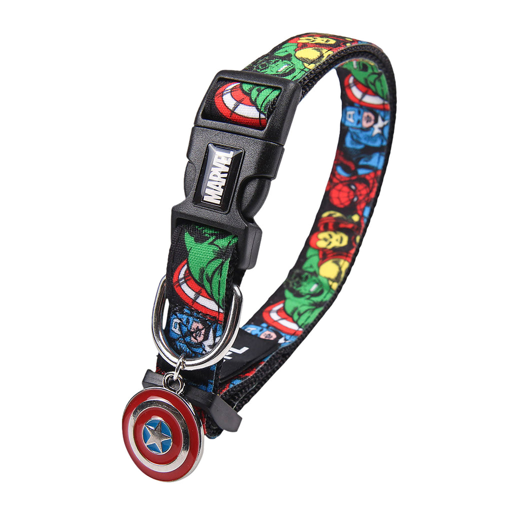 Image produit Avengers - Collier Click-Héros de Bande Dessinée pour Chiens