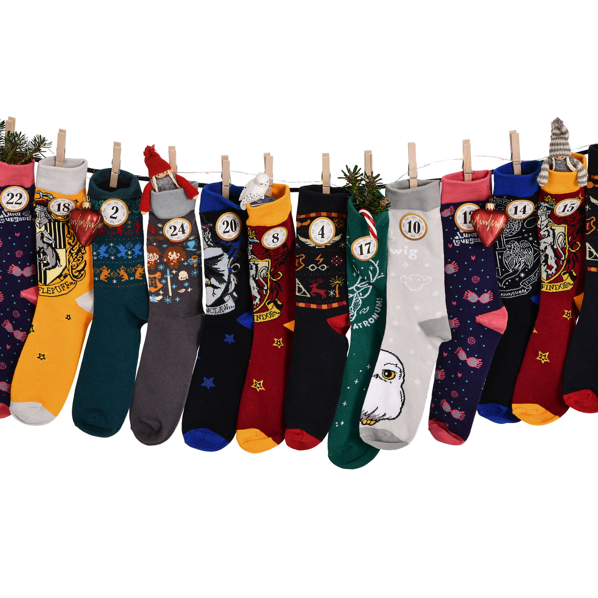 Image produit Harry Potter - Calendrier de l'Avent de chaussettes à remplir