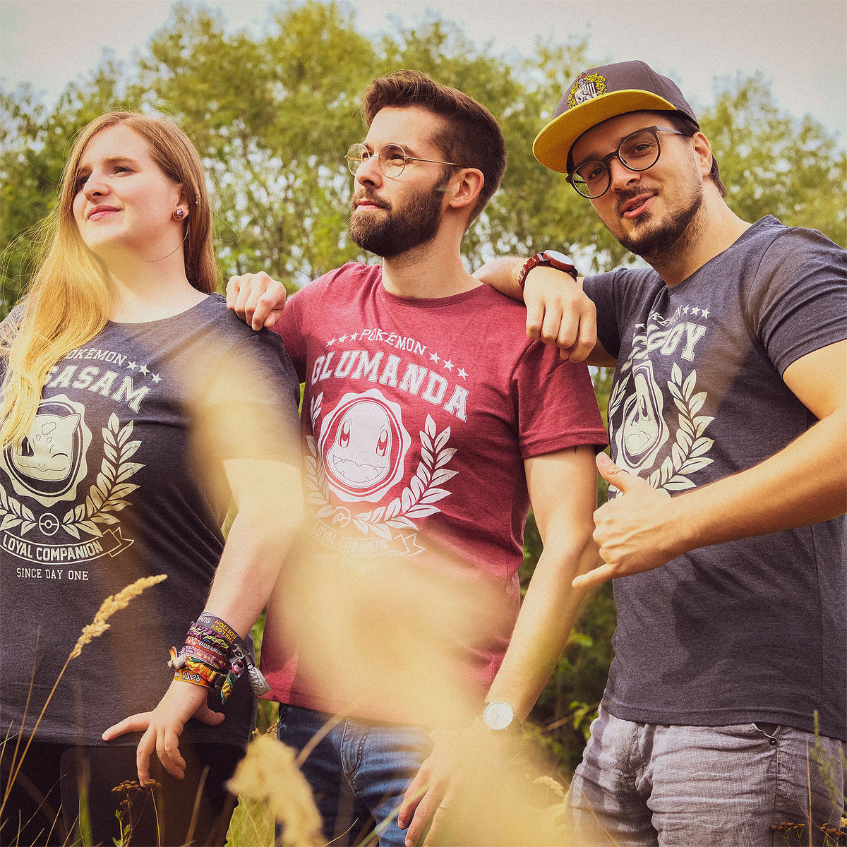 Image produit Pokemon - T-shirt bleu Loyal Companion de Squirtle
