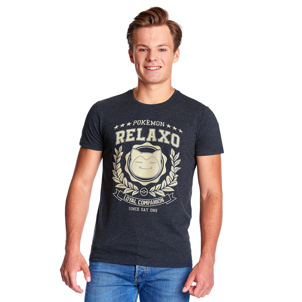 Image produit Pokemon - T-shirt bleu Loyal Companion de Ronflex