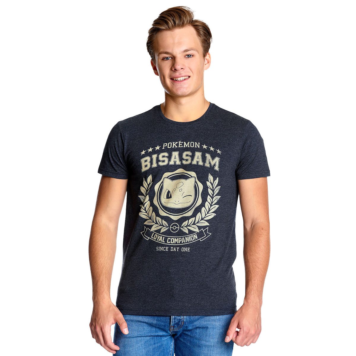 Image produit Pokemon - Bulbizarre Compagnon Loyal T-Shirt bleu