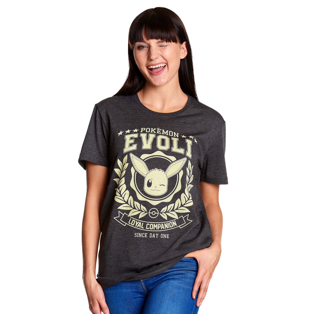 Product image Pokemon - Eevee Loyal Companion T-Shirt grey