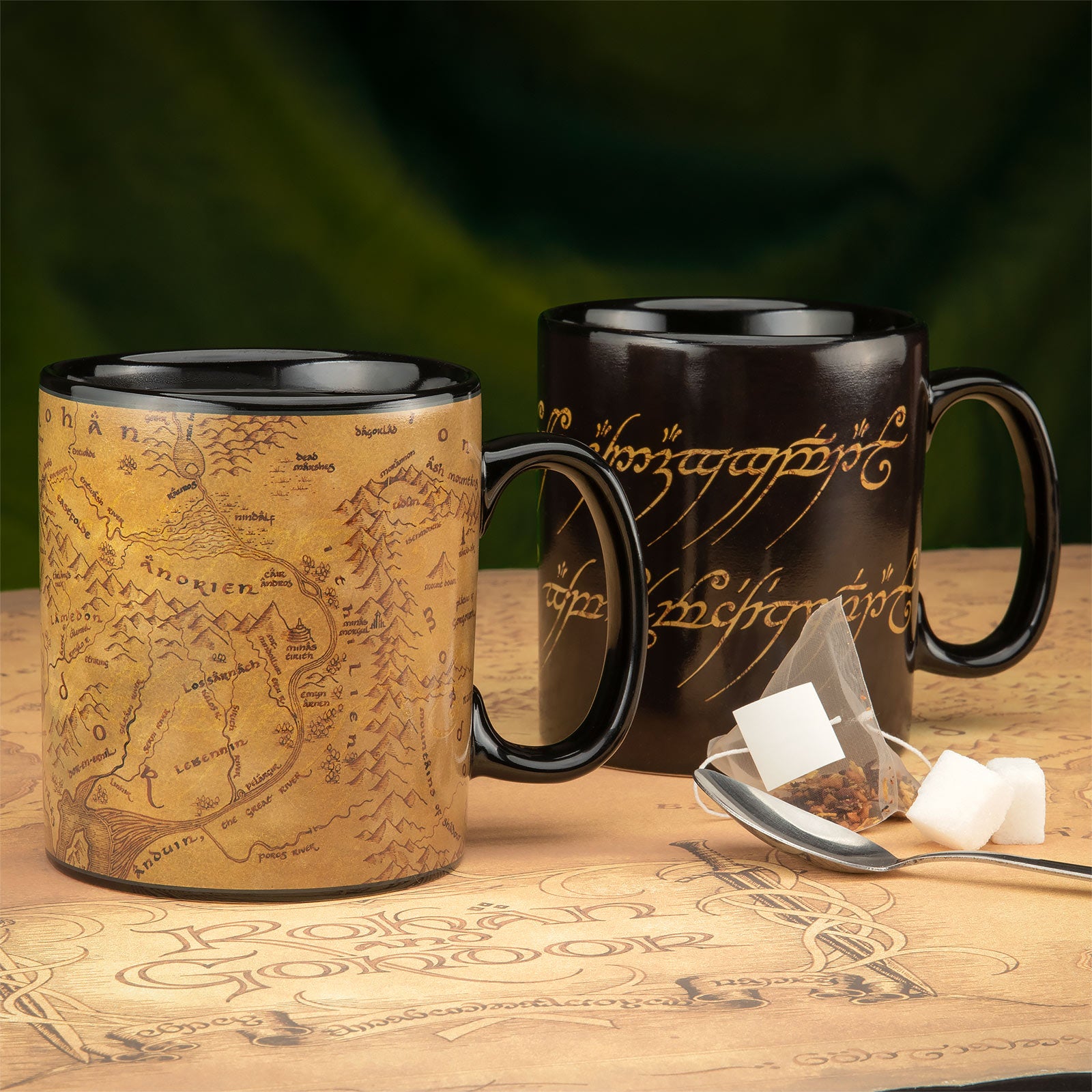 Image produit Le Seigneur des Anneaux - Tasse à effet thermique de la Terre du Milieu