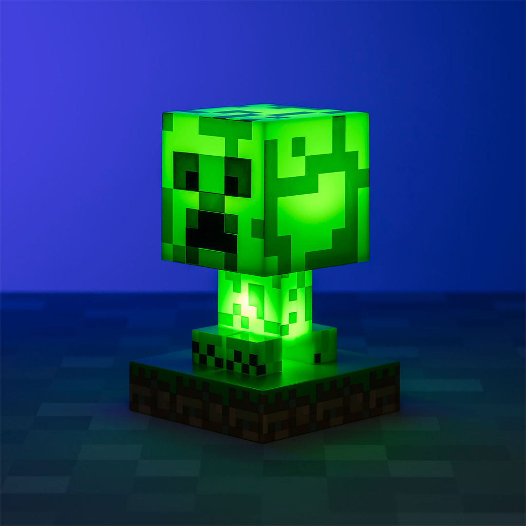 Image produit Minecraft - Creeper Icons Lampe de Table 3D