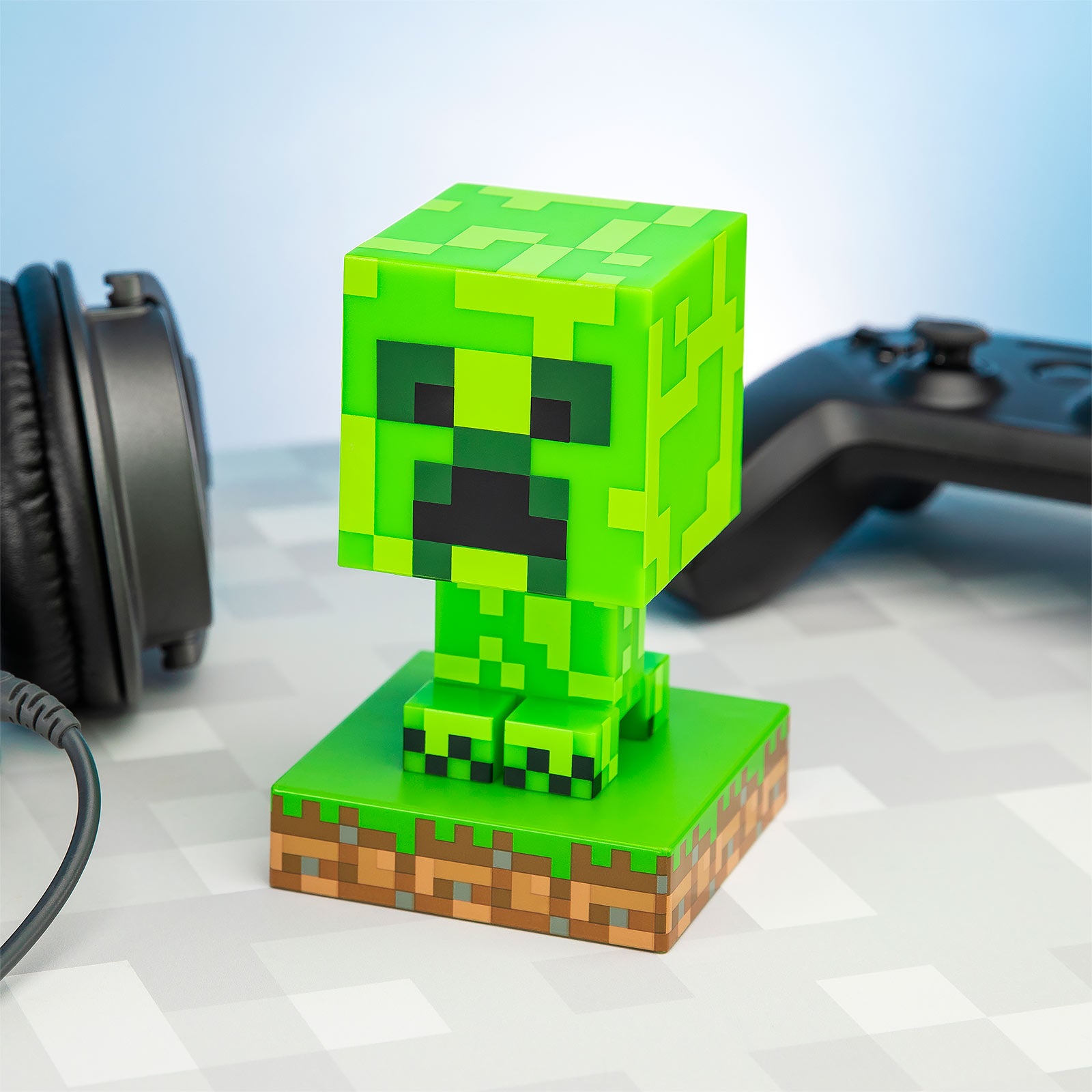 Image produit Minecraft - Creeper Icons Lampe de Table 3D