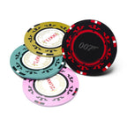 Image produit James Bond - Sous-verres Poker Chip Casino Royale Ensemble de 4
