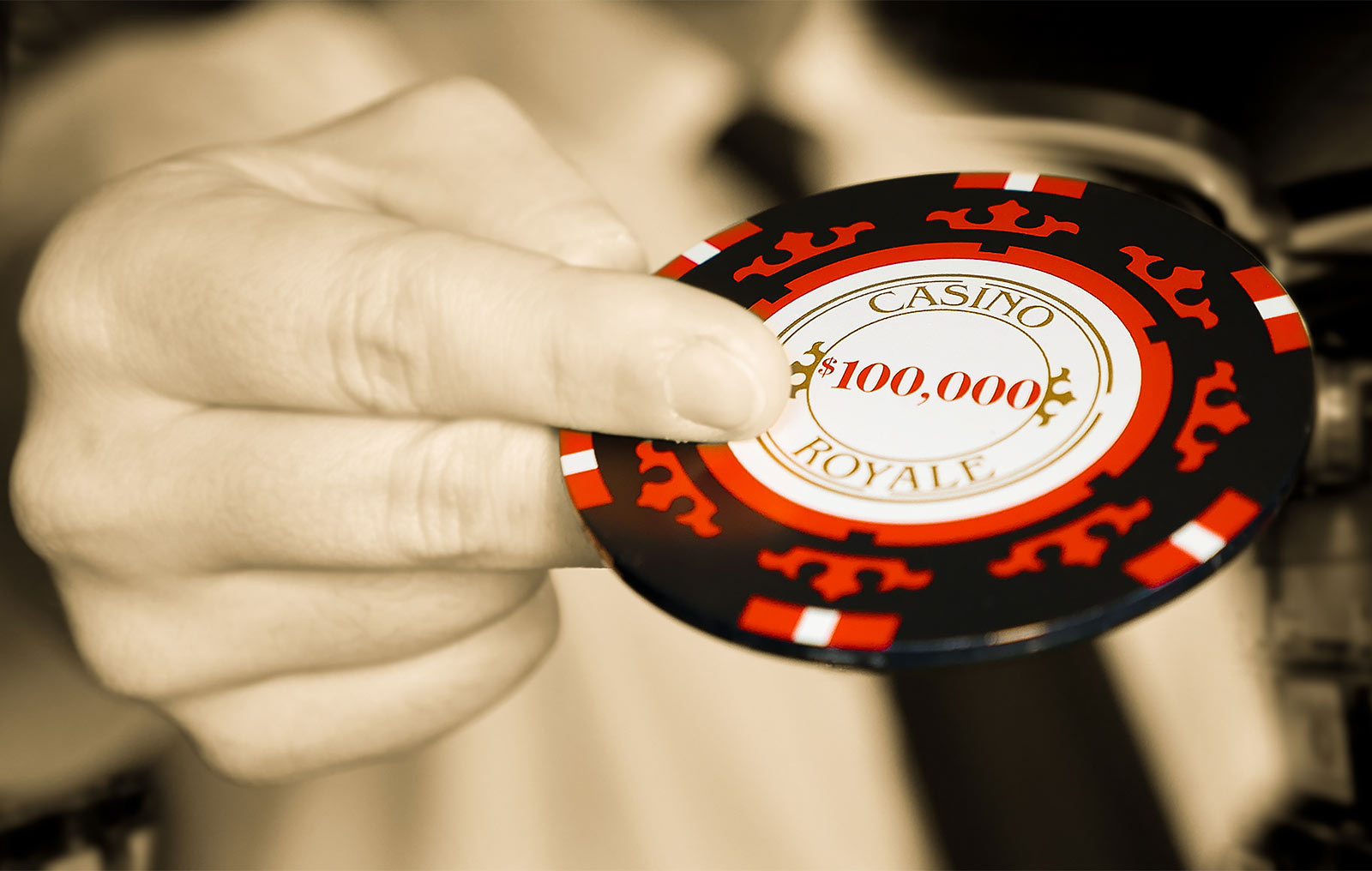 Image produit James Bond - Sous-verres Poker Chip Casino Royale Ensemble de 4