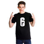 Image produit Rainbow Six Siege - T-shirt logo noir