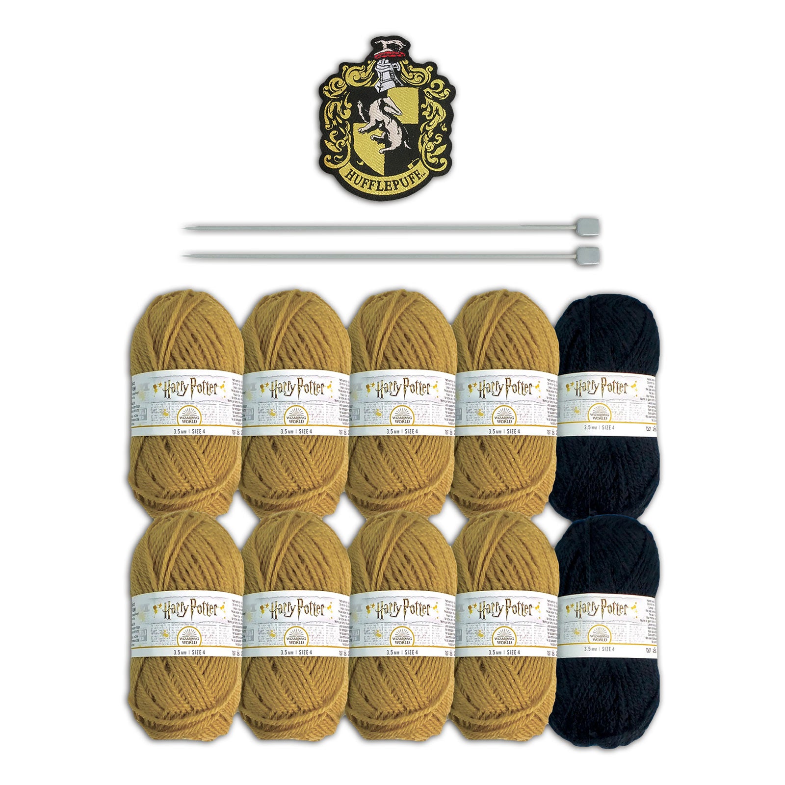 Image produit Harry Potter - Set de tricot écharpe Hufflepuff