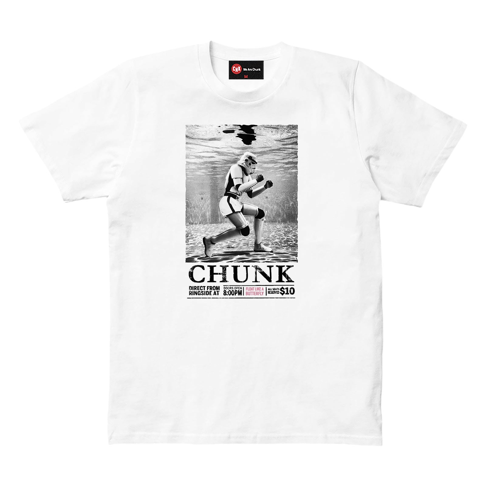 Image produit T-shirt Galactic Fighter Underwater pour les fans de Star Wars blanc