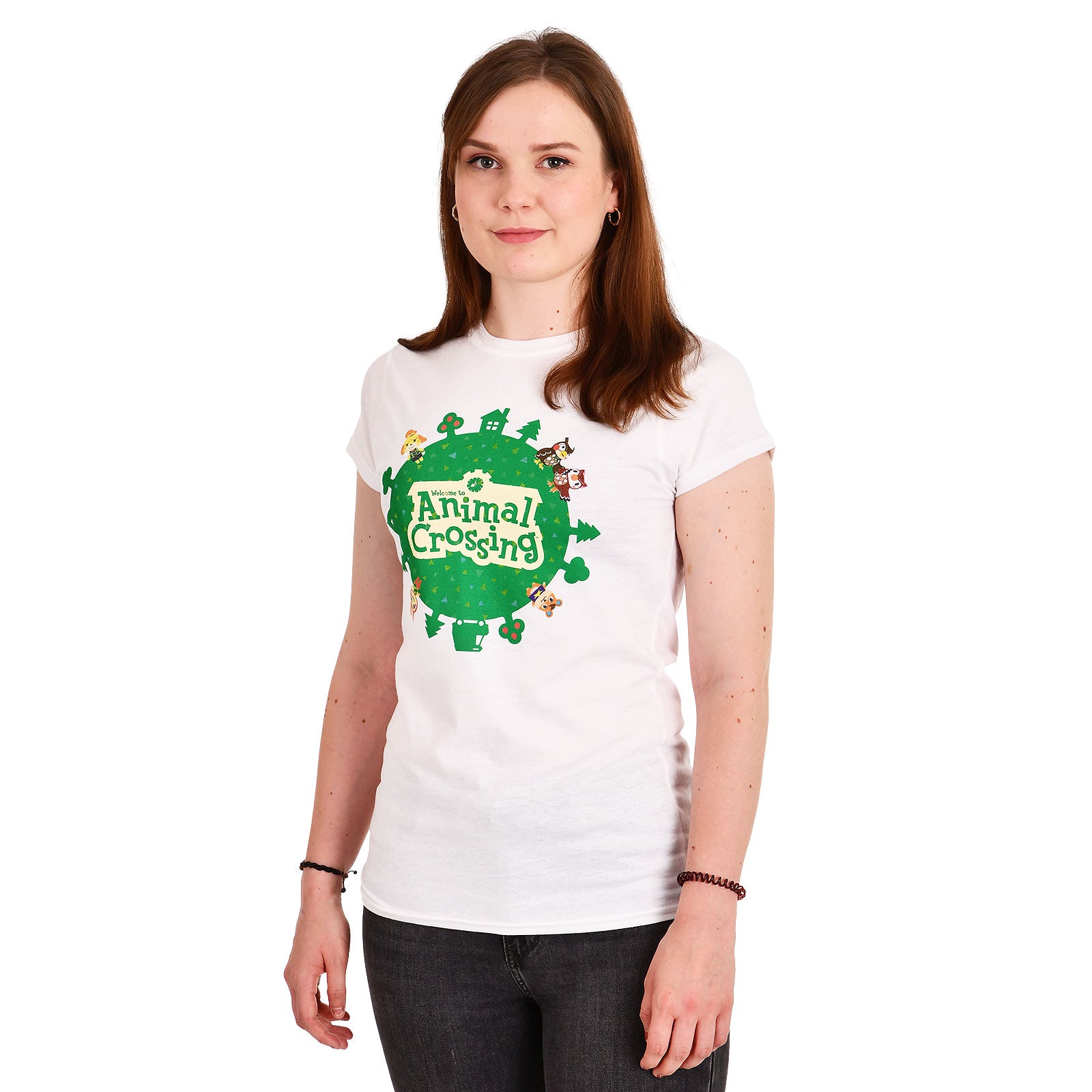 Image produit Animal Crossing - T-shirt Logo Femme blanc