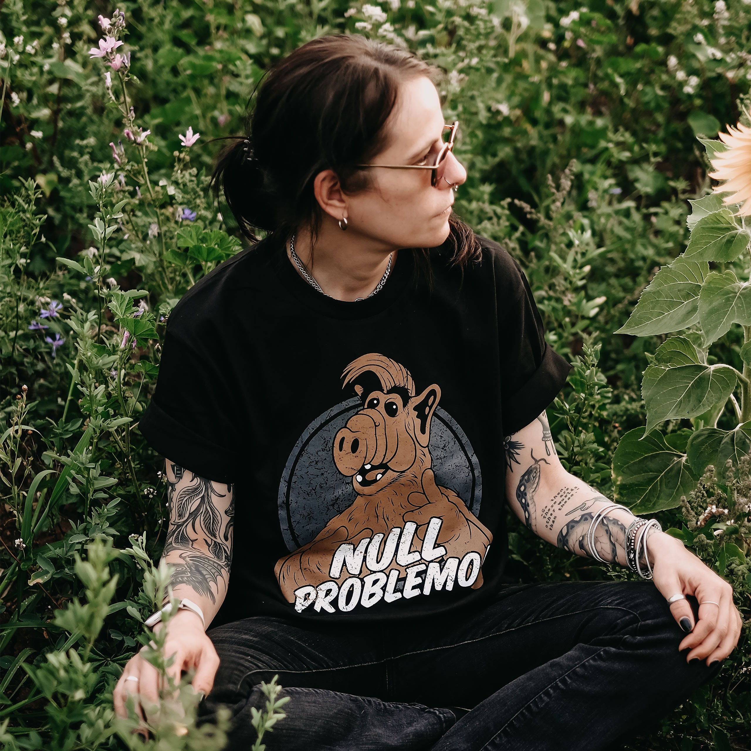 Image produit Pas de problème! T-shirt pour les fans d'Alf noir