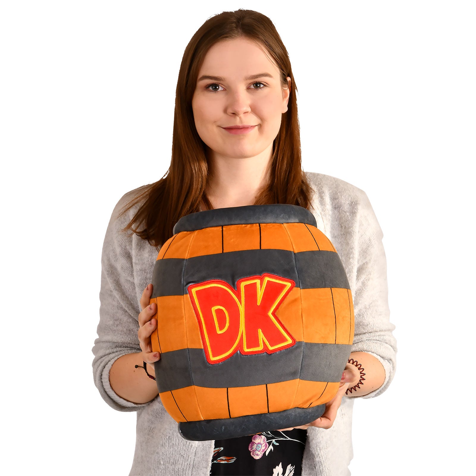 Image produit Donkey Kong - Figure en peluche DK-Baril XL