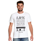 Image produit Forrest Gump - Life Is Like a Box of Chocolates t-shirt blanc
