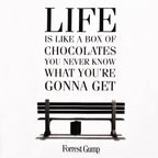 Image produit Forrest Gump - Life Is Like a Box of Chocolates t-shirt blanc