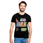 Image produit Star Wars - T-shirt tableau périodique noir
