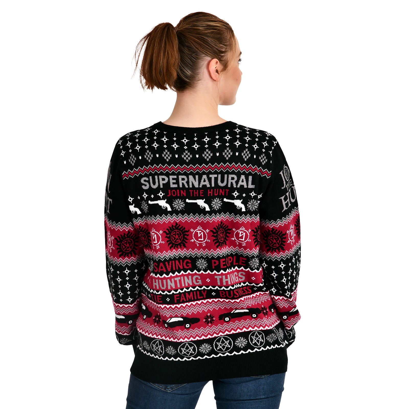 Image produit Supernatural - Saving People Hunting Things Pull tricoté