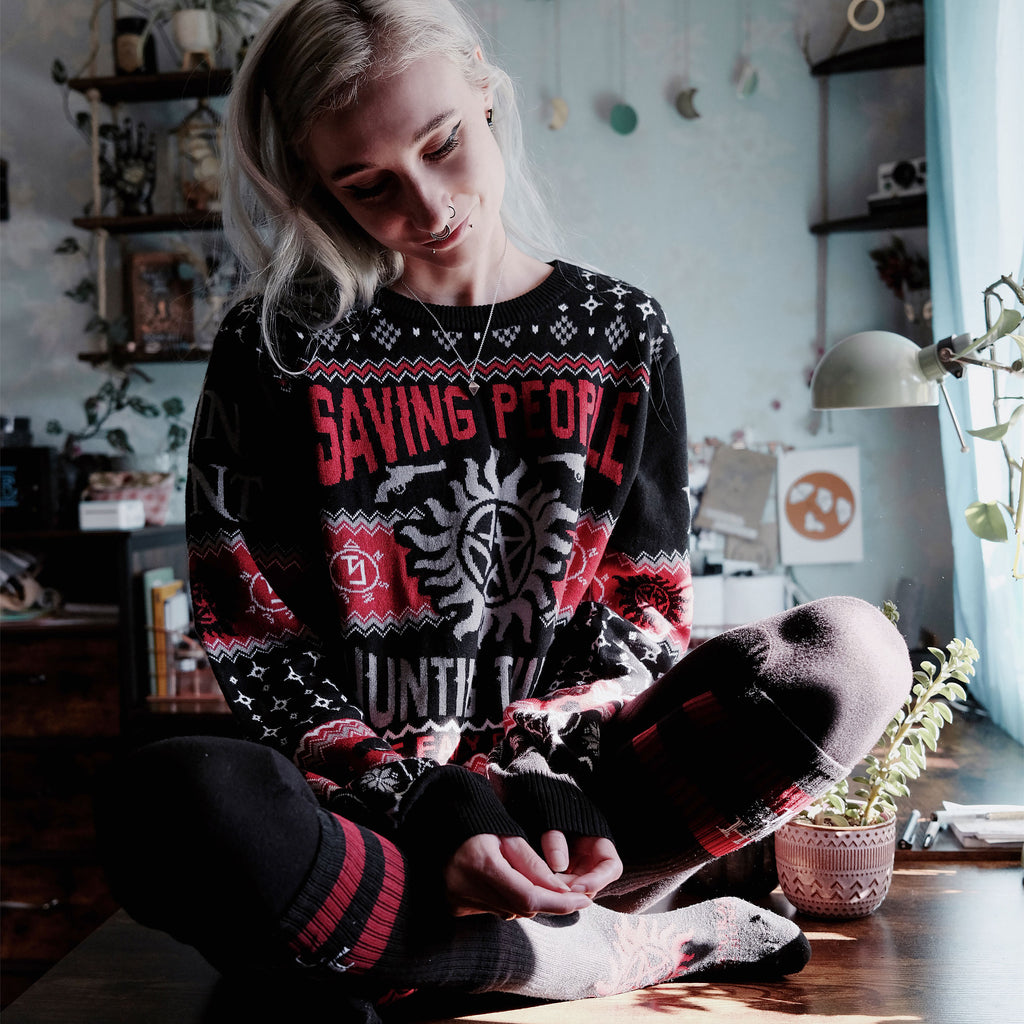 Product image Supernatural - Saving People Hunting Things Knitted Sweater