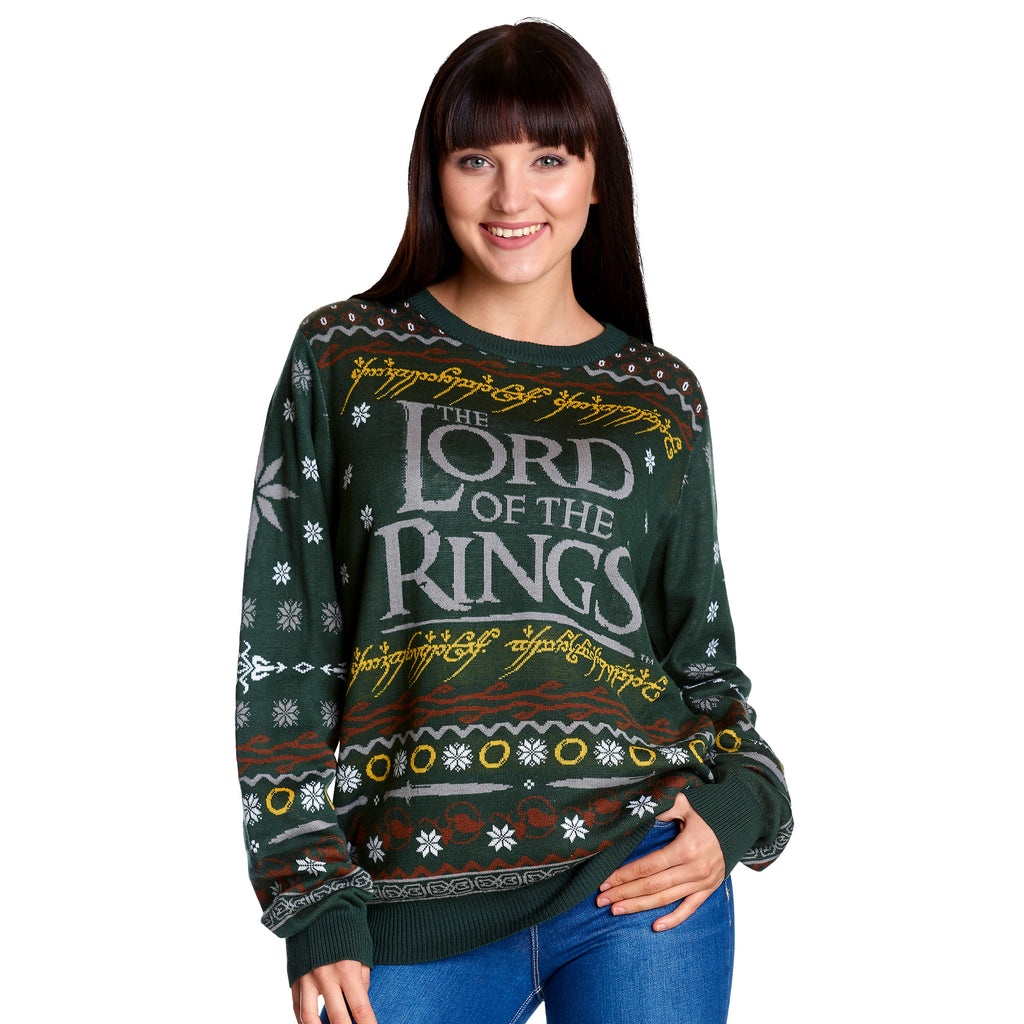 Image produit Seigneur des Anneaux - Le Pull Tricoté Unique