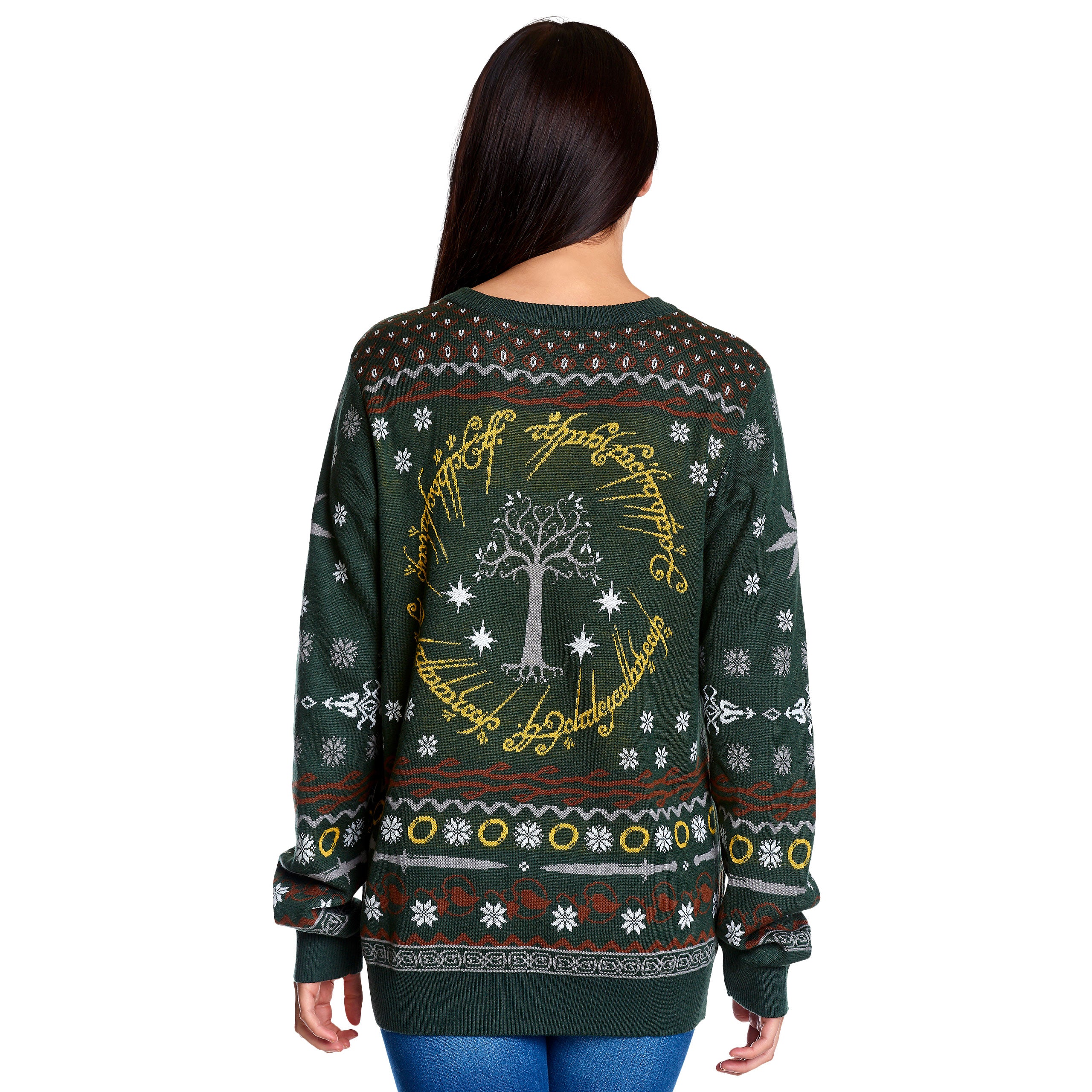 Image produit Seigneur des Anneaux - Le Pull Tricoté Unique